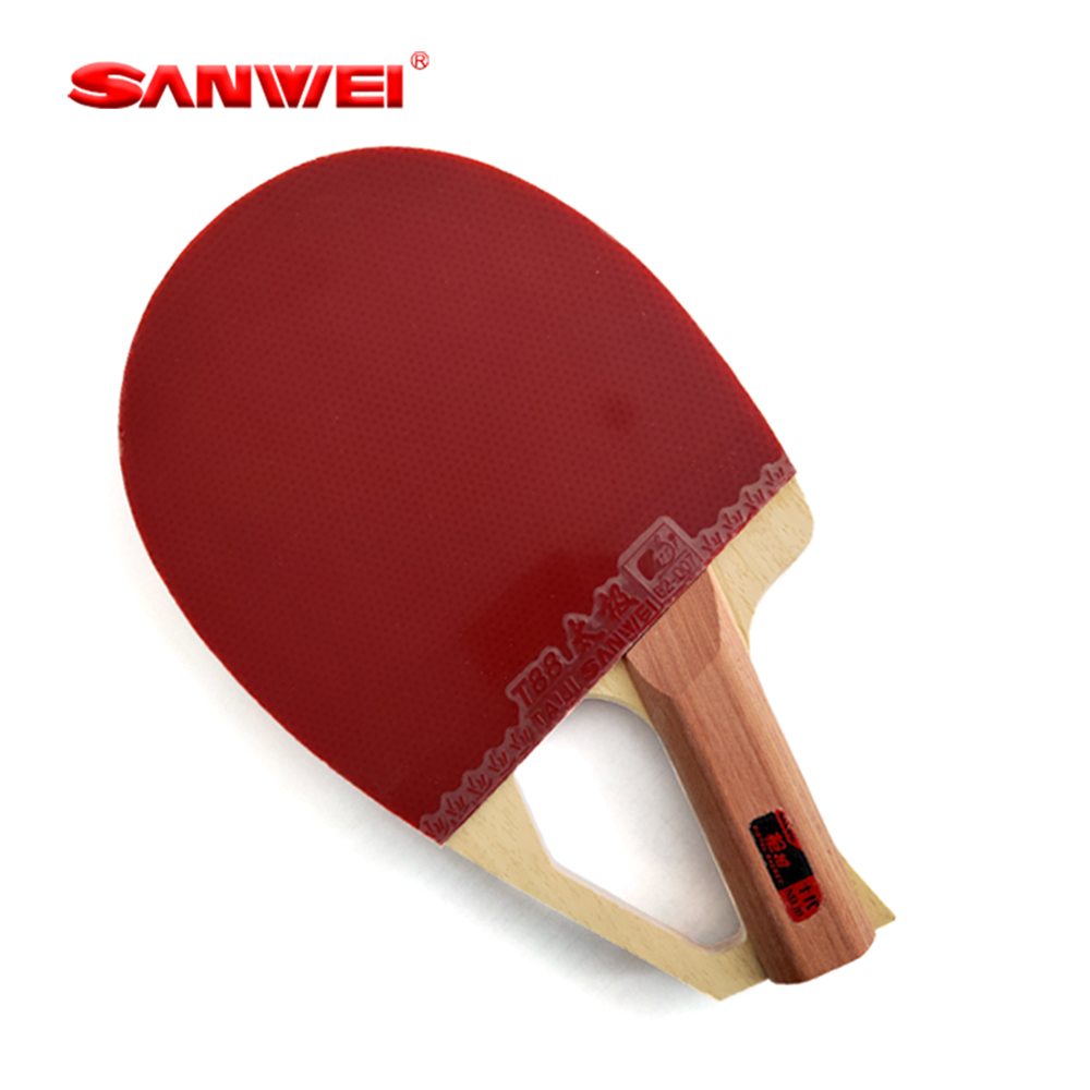 Table Tennis Games - Original SANWEI Patented Pistol-Shaped Racket Shakehand