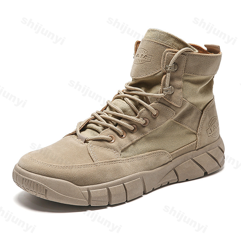 Anti Loop Rubber - Men Combat Boots 2025 Autumn Breathable