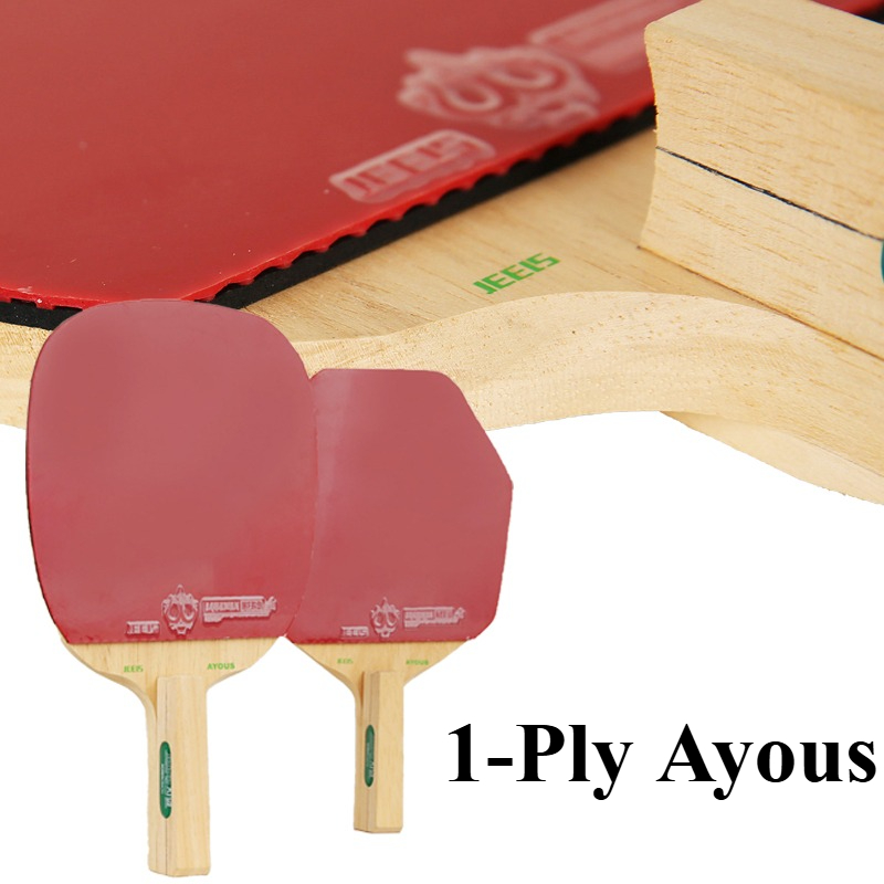 Table Tennis Games - JEELS Japanese 1-Ply Ayous Wood Table