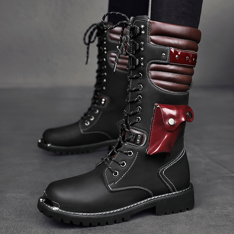Men's high top motorcycle boot – Anti Loop Rubber Bewertung und Preis