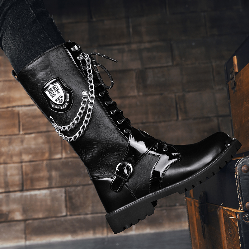Men's high top motorcycle boot – Anti Loop Rubber Bewertung und Preis