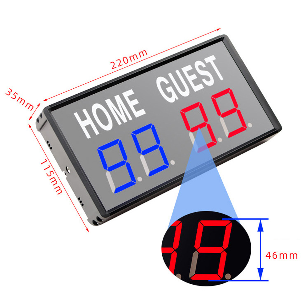 4-Digit LED Electronic Score K – Table Tennis Score Bewertung und Preis