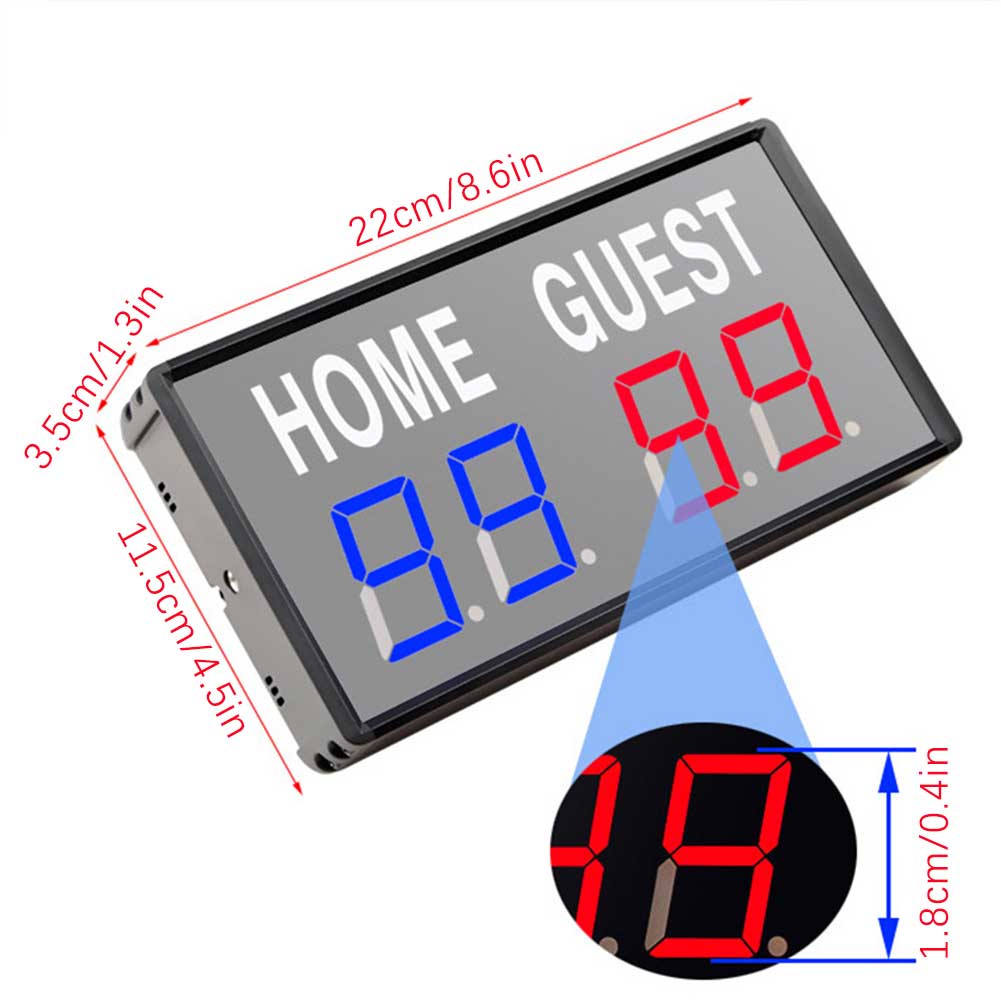 4-Digit LED Electronic Score K – Table Tennis Score Bewertung und Preis