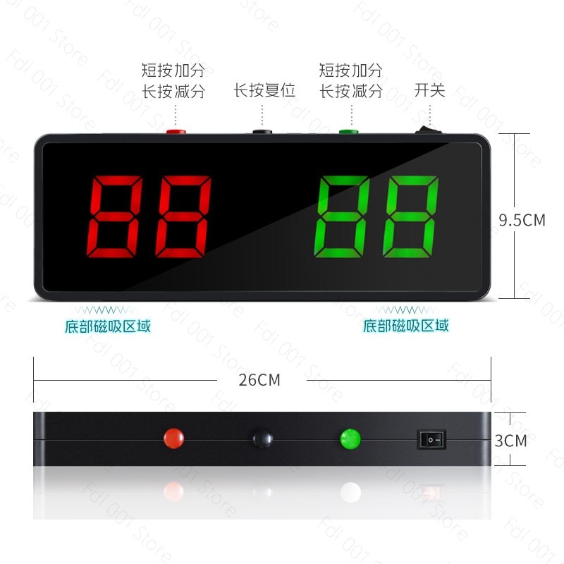 Digital Snooker Scoreboard Por – Table Tennis Score Bewertung und Preis