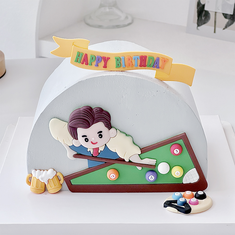 Billiard Cake Birthday Decorat – Table Tennis Games Bewertung und Preis
