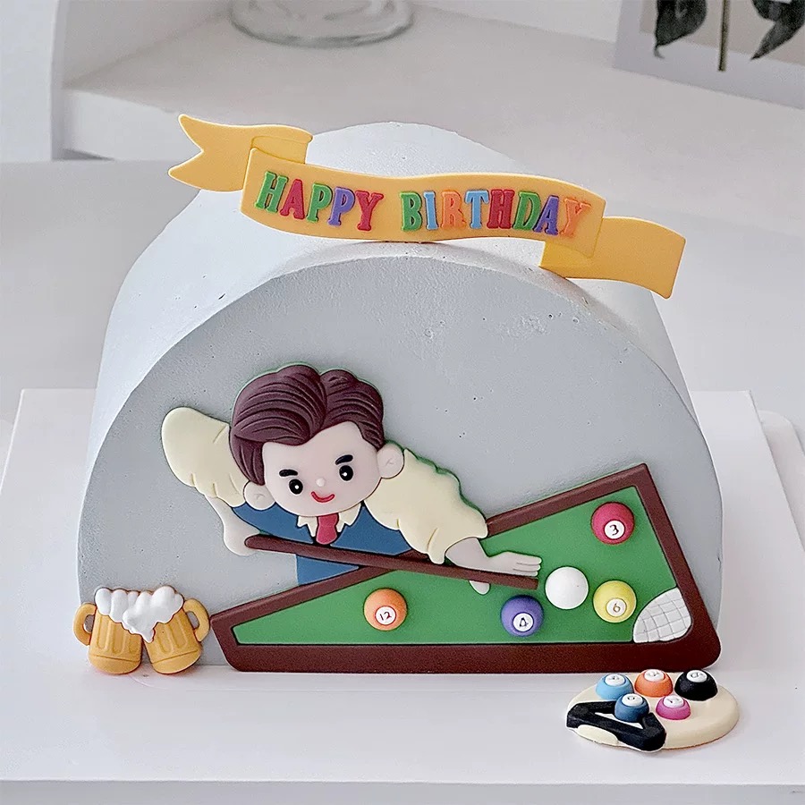 Billiard Cake Birthday Decorat – Table Tennis Games Bewertung und Preis