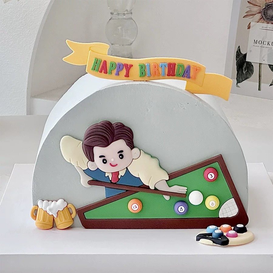 Billiard Cake Birthday Decorat – Table Tennis Games Bewertung und Preis