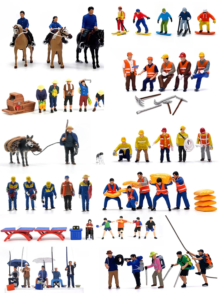 HO 1:87 Painted Figures HO Sca – Table Tennis Games Bewertung und Preis