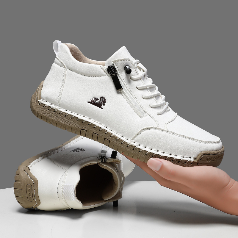 Women's Sneakers Handmade Leat – Anti Loop Rubber Bewertung und Preis