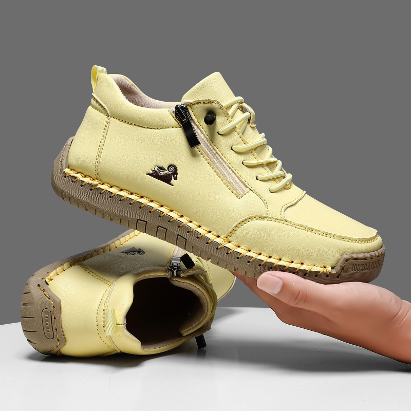 Women's Sneakers Handmade Leat – Anti Loop Rubber Bewertung und Preis
