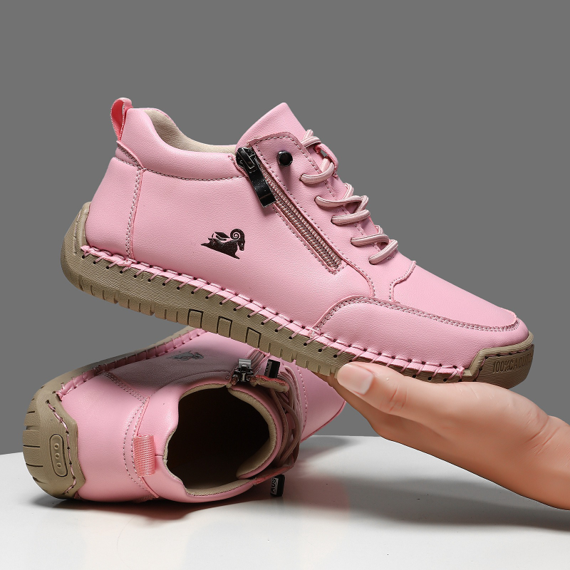 Women's Sneakers Handmade Leat – Anti Loop Rubber Bewertung und Preis